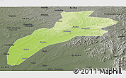 Physical Panoramic Map of Suileng, darken, semi-desaturated