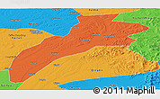 Political Panoramic Map of Suileng
