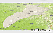 Shaded Relief Panoramic Map of Suileng, physical outside