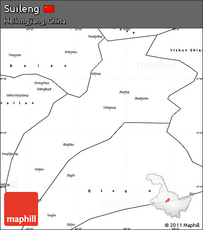 Blank Simple Map of Suileng