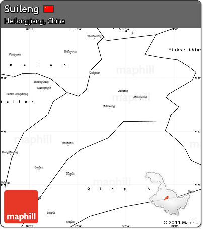 Blank Simple Map of Suileng