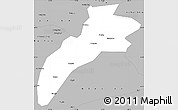 Gray Simple Map of Suileng
