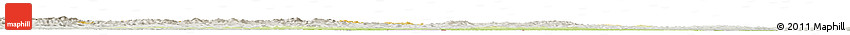 Physical Horizon Map of Tahe, lighten, semi-desaturated