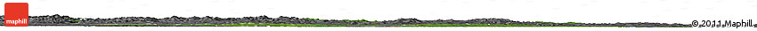 Satellite Horizon Map of Tahe, desaturated