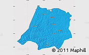 Political Map of Tahe, cropped outside
