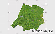 Satellite Map of Tahe, cropped outside