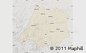 Shaded Relief Map of Tahe, lighten, semi-desaturated