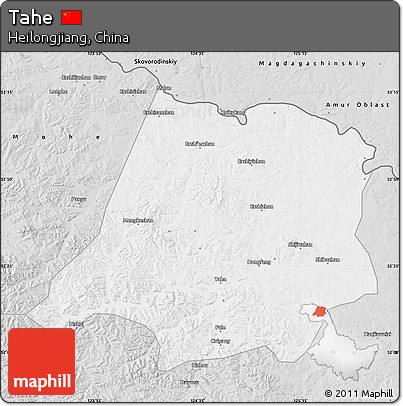 Silver Style Map of Tahe