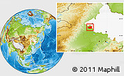 Physical Location Map of Tailai, highlighted parent region