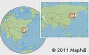 Savanna Style Location Map of Tailai, highlighted parent region, within the entire country