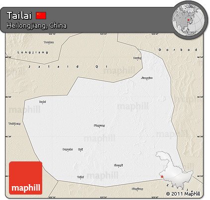 Classic Style Map of Tailai