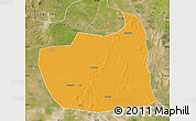 Political Map of Tailai, satellite outside