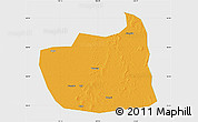 Political Map of Tailai, single color outside