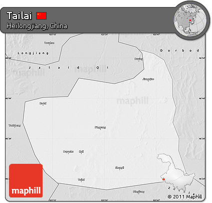 Silver Style Map of Tailai