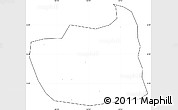 Blank Simple Map of Tailai, cropped outside, no labels