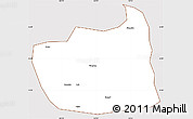 Classic Style Simple Map of Tailai, cropped outside