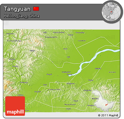 Physical 3D Map of Tangyuan