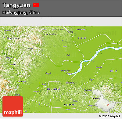 Physical 3D Map of Tangyuan