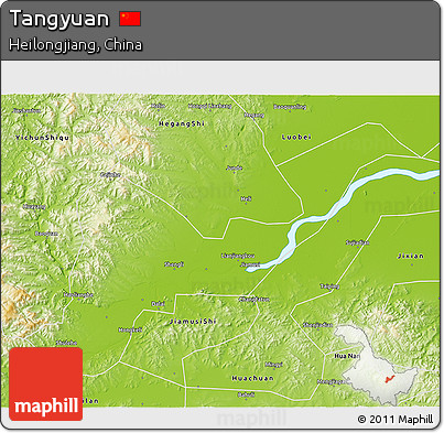 Physical 3D Map of Tangyuan