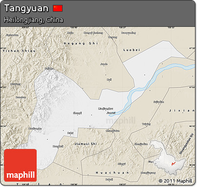 Classic Style Map of Tangyuan