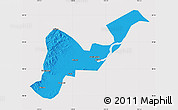 Political Map of Tangyuan, cropped outside