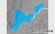 Political Map of Tangyuan, desaturated