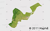 Satellite Map of Tangyuan, cropped outside