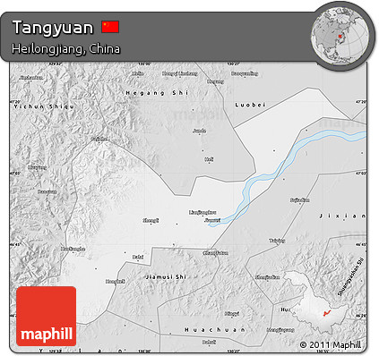 Silver Style Map of Tangyuan