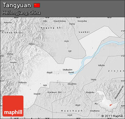 Silver Style Map of Tangyuan