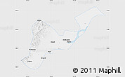 Silver Style Map of Tangyuan, single color outside