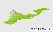 Physical Panoramic Map of Tangyuan, cropped outside