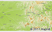 Physical 3D Map of Tieli