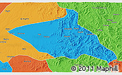 Political 3D Map of Tieli