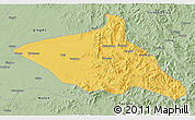 Savanna Style 3D Map of Tieli