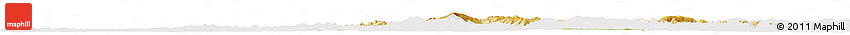 Physical Horizon Map of Tieli, cropped outside