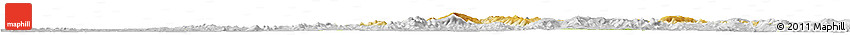 Physical Horizon Map of Tieli, lighten, desaturated