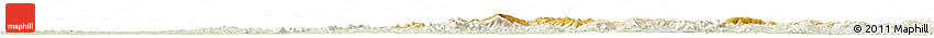 Physical Horizon Map of Tieli, lighten