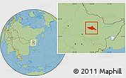 Savanna Style Location Map of Tieli