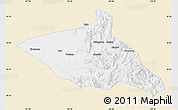 Classic Style Map of Tieli, single color outside