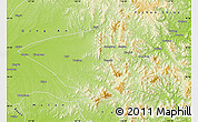 Physical Map of Tieli