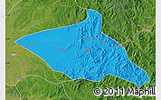 Political Map of Tieli, satellite outside