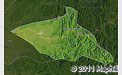 Satellite Map of Tieli, darken