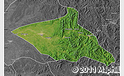 Satellite Map of Tieli, desaturated