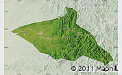 Satellite Map of Tieli, lighten
