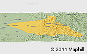 Savanna Style Panoramic Map of Tieli