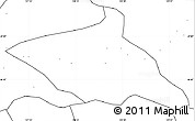 Blank Simple Map of Tieli, no labels