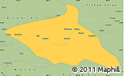 Savanna Style Simple Map of Tieli