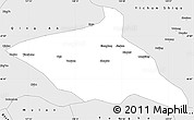 Silver Style Simple Map of Tieli