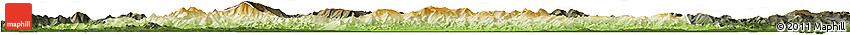 Physical Horizon Map of Tonghe, darken