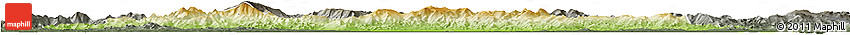 Physical Horizon Map of Tonghe, darken, semi-desaturated